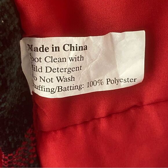 Plaid Christmas Tree Skirt Red Green 42” Circumference - Picture 7 of 7